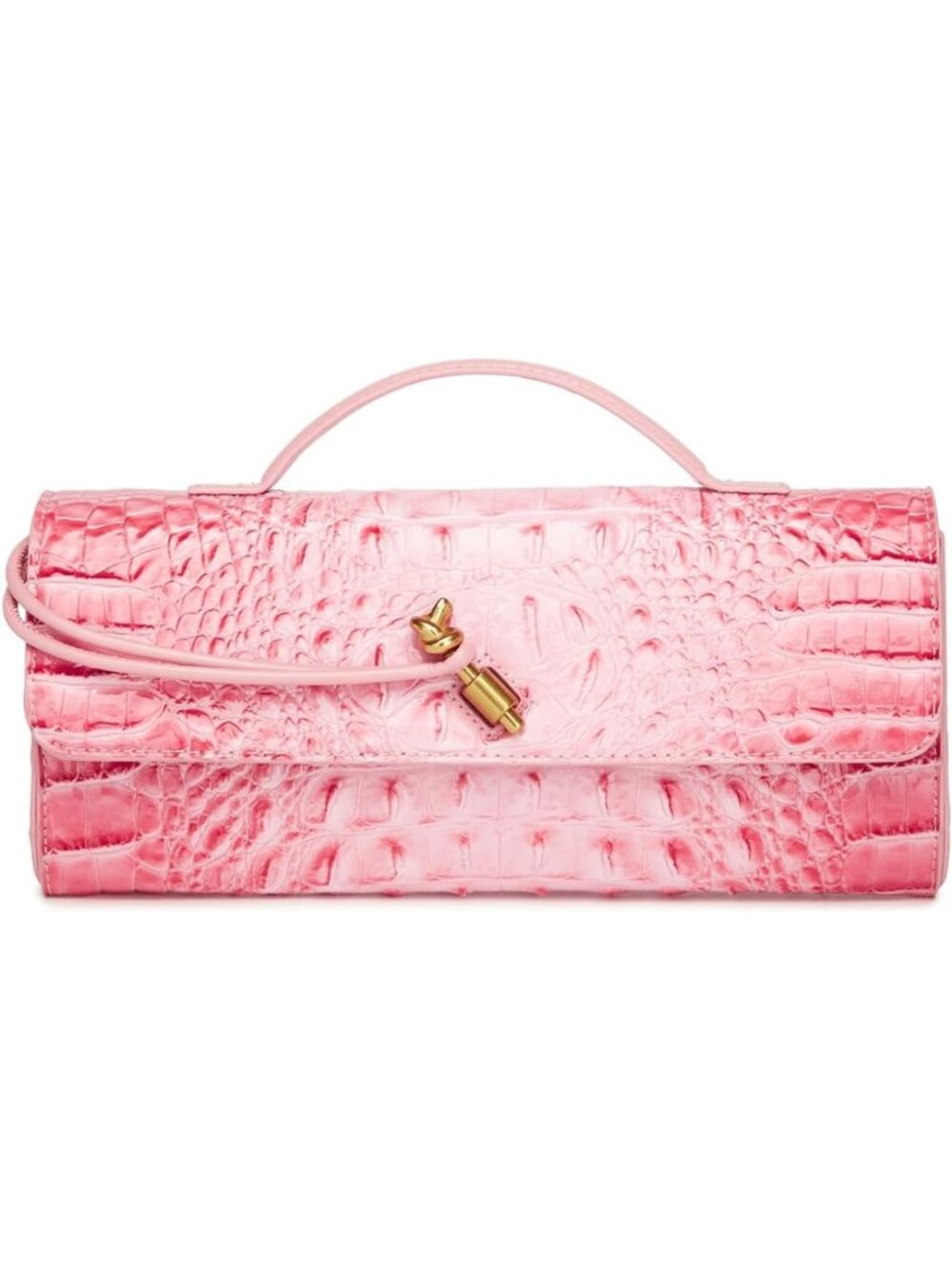 Chic Vegan Leather Crocodile Evening Clutch & Crossbody Shoulder Bag for Women